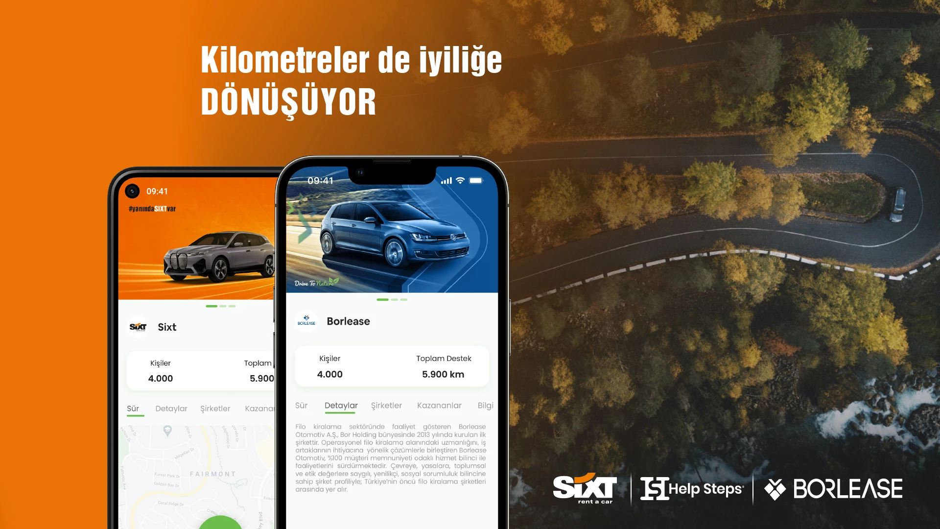 SIXT & Help Steps Kilometre Dönüşüm Projesi “Dönüşümde Yaşam Var